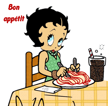 Bon appétit Betty Boop